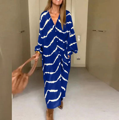 Manar | Vestito Elegante Boho a Maniche Lunghe