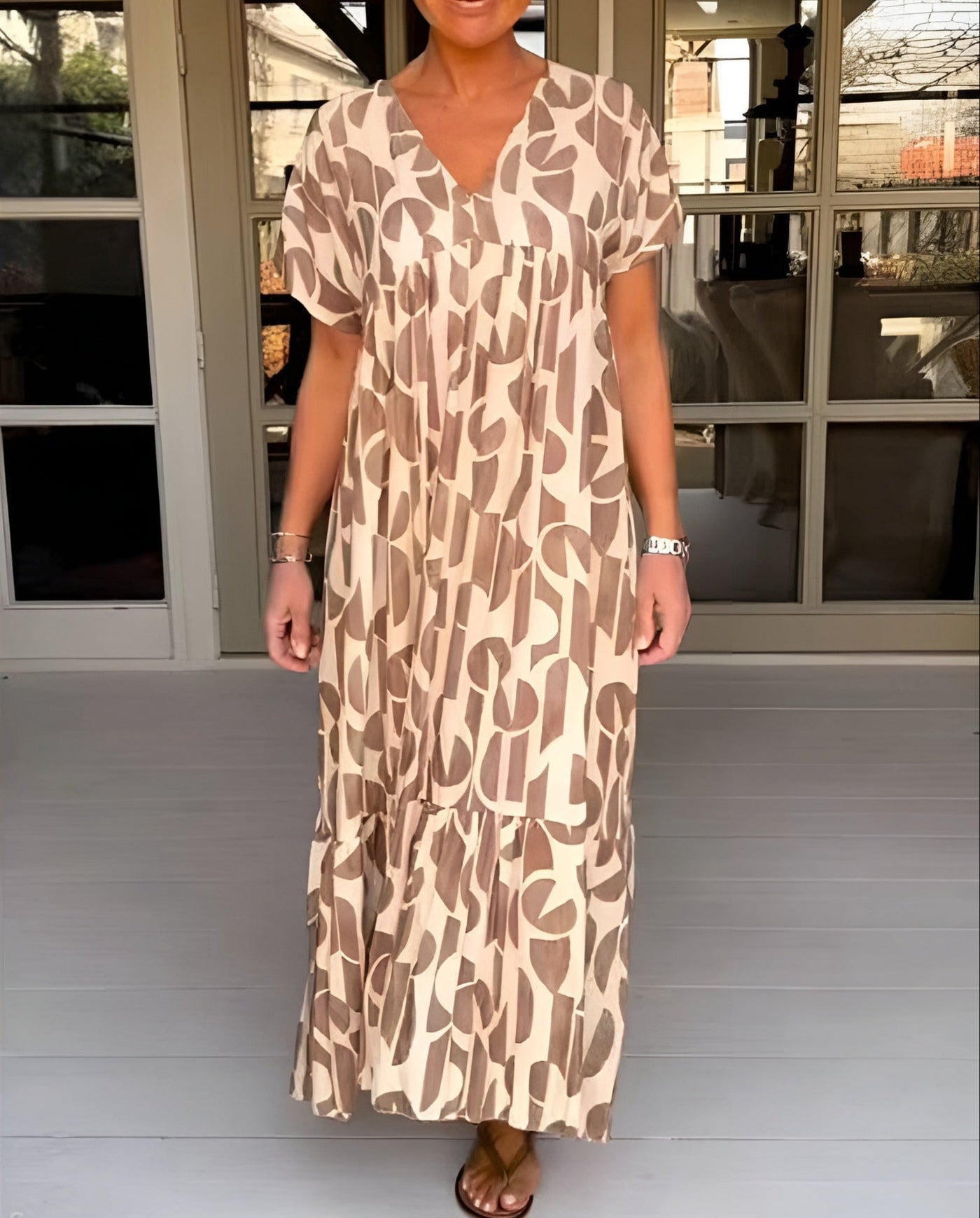 Colette | Abito Elegante con Scollo a V