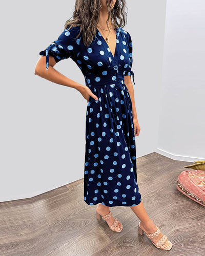 Monica | Abito Elegante a Pois