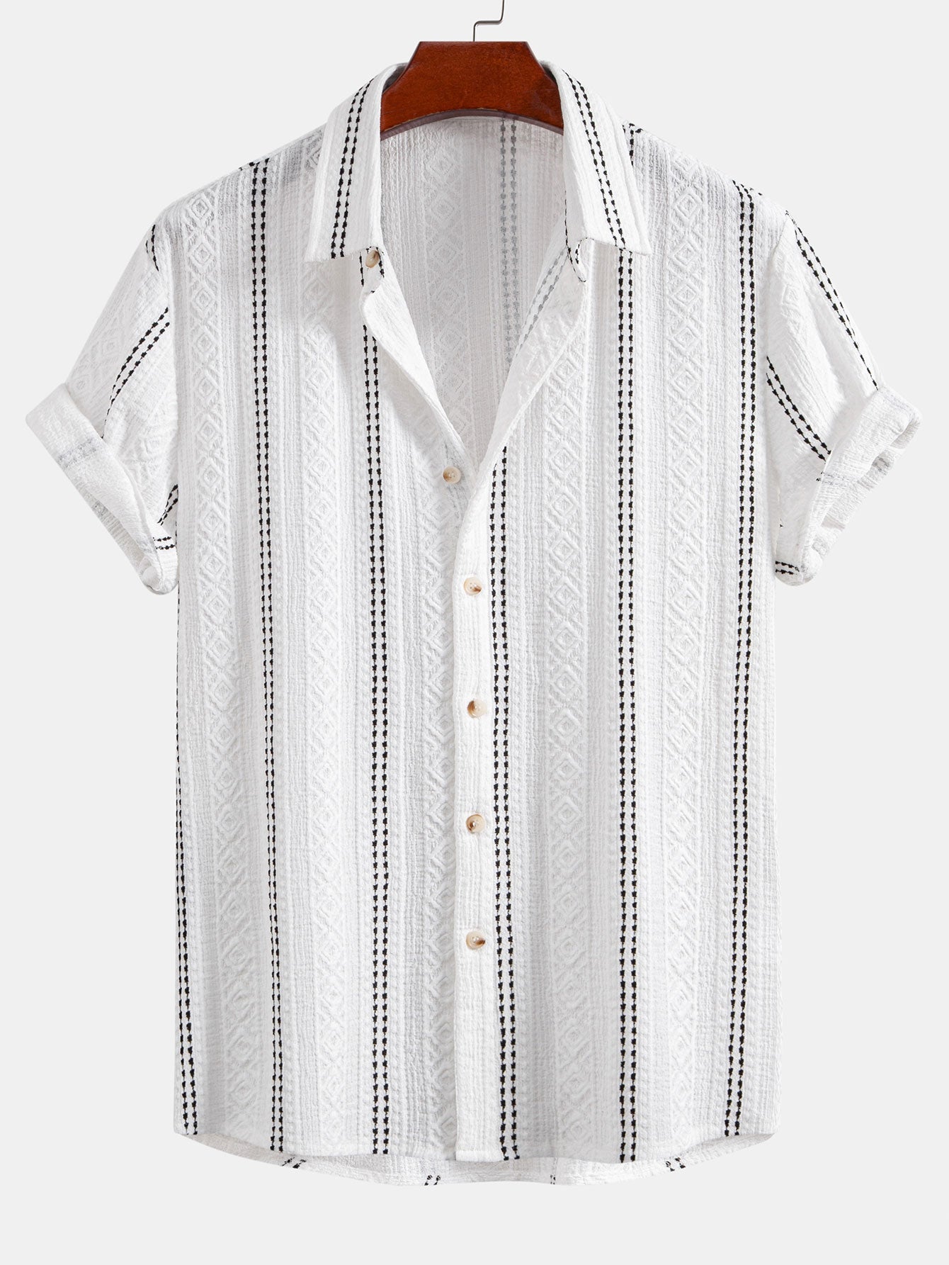 Marco | Camicia Jacquard Striata