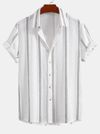 Marco | Camicia Jacquard Striata