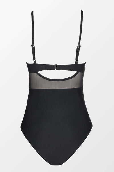 Costume Intero Donna con Trasparenze Modellanti
