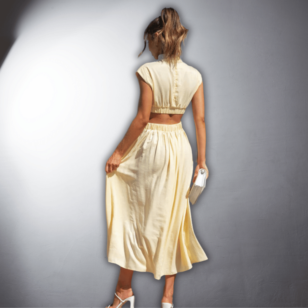 Abito plissettato elegante e confortevole