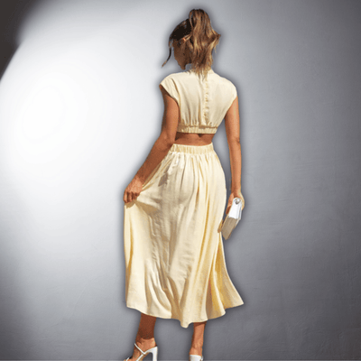 Abito plissettato elegante e confortevole