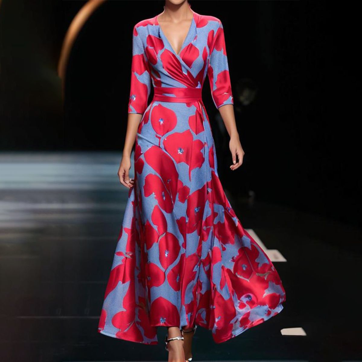 Almarie™ | Abito con scollo a V