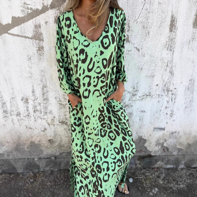 Teona™ | Abito con stampa leopardata