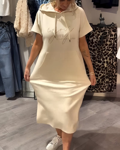 Brielle™ | Abito casual con cappuccio