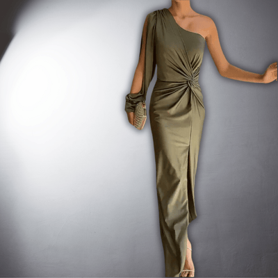 Abito elegante asimmetrico premium