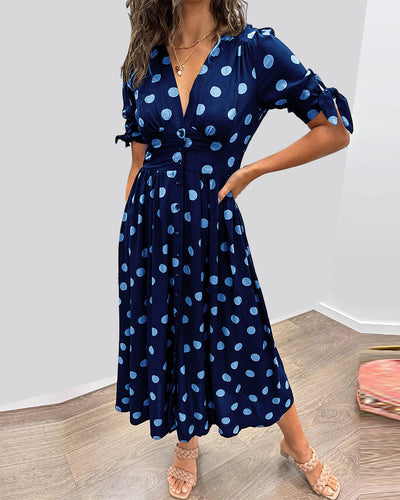 Monica | Abito Elegante a Pois