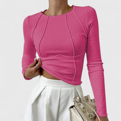 Rosa | Top Con Maniche Lunghe