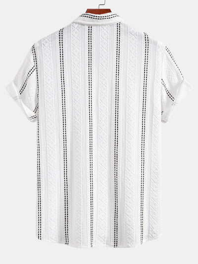 Marco | Camicia Jacquard Striata