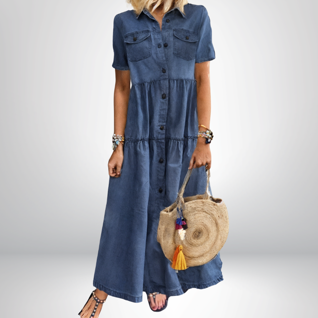 Sofia | Vestito Elegante Denim