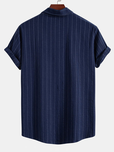 Marco | Camicia a righe con pantaloni corti