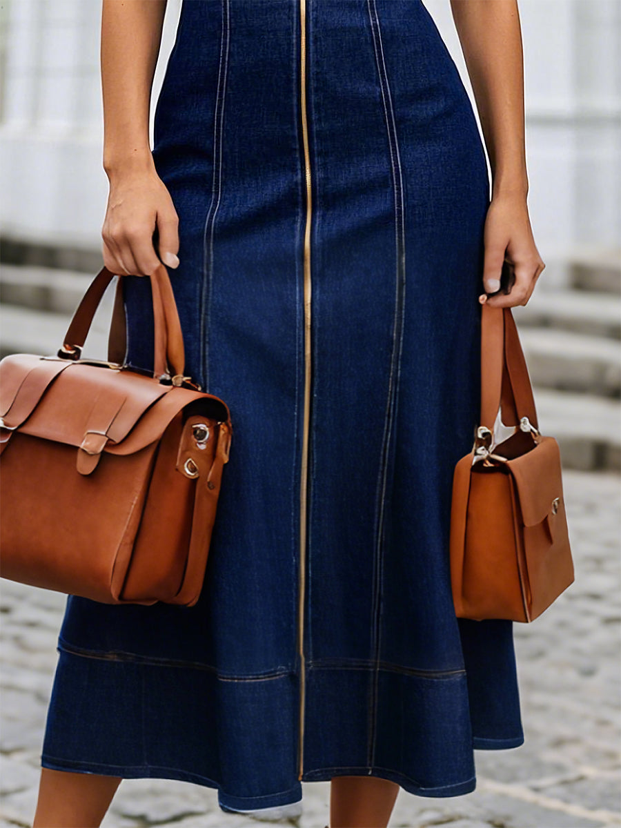 Romy | Vestito Elegante Blu