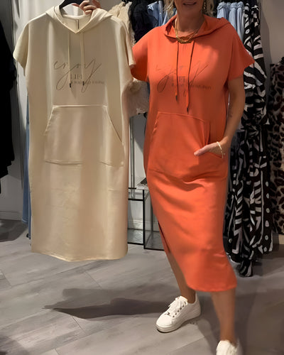 Brielle™ | Abito casual con cappuccio