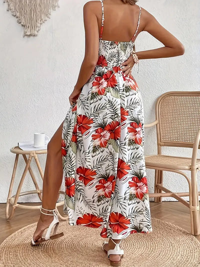 Ingrid | Vestito Elegante a Stampa Floreale