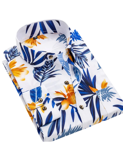 Givalli | Camicia Elegante con Stampa Nautica