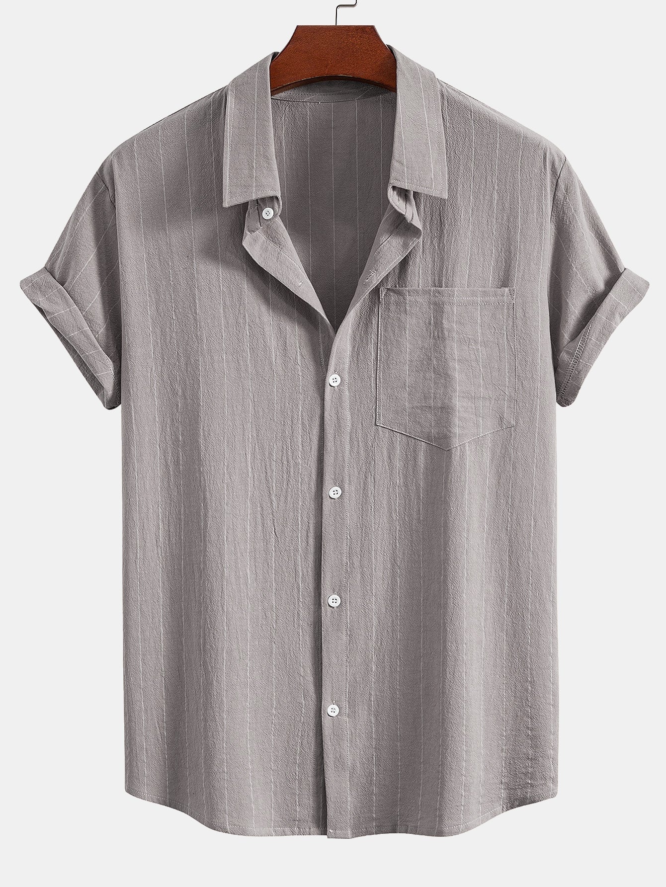 Marco | Camicia a righe con pantaloni corti