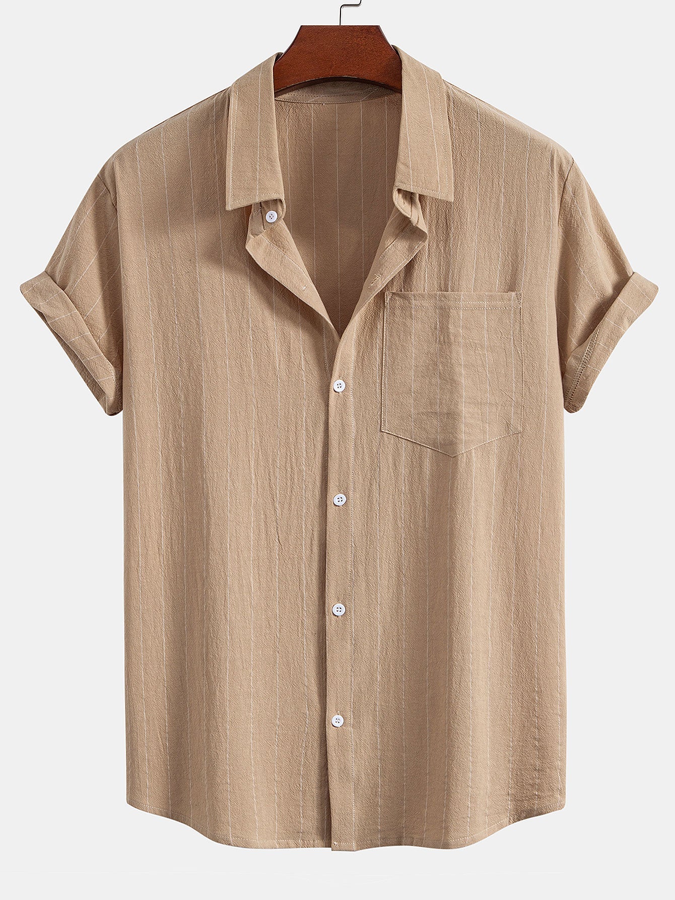 Marco | Camicia a righe con pantaloni corti
