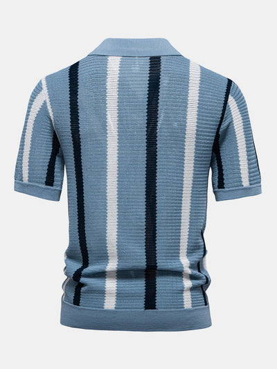 Marco | Maglietta Polo a V e Pantaloni Slim