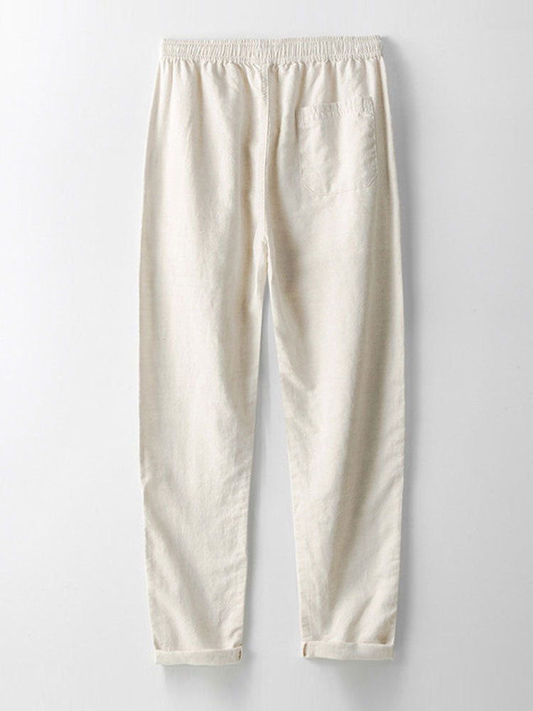 Marco | Polo a Righe e Pantaloni di Lino