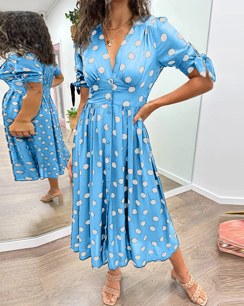 Monica | Abito Elegante a Pois