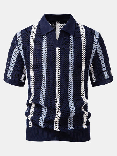 Marco | Polo a Righe e Pantaloni di Lino