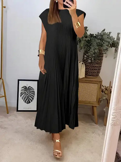 Simone | Vestito Elegante e Plissettato