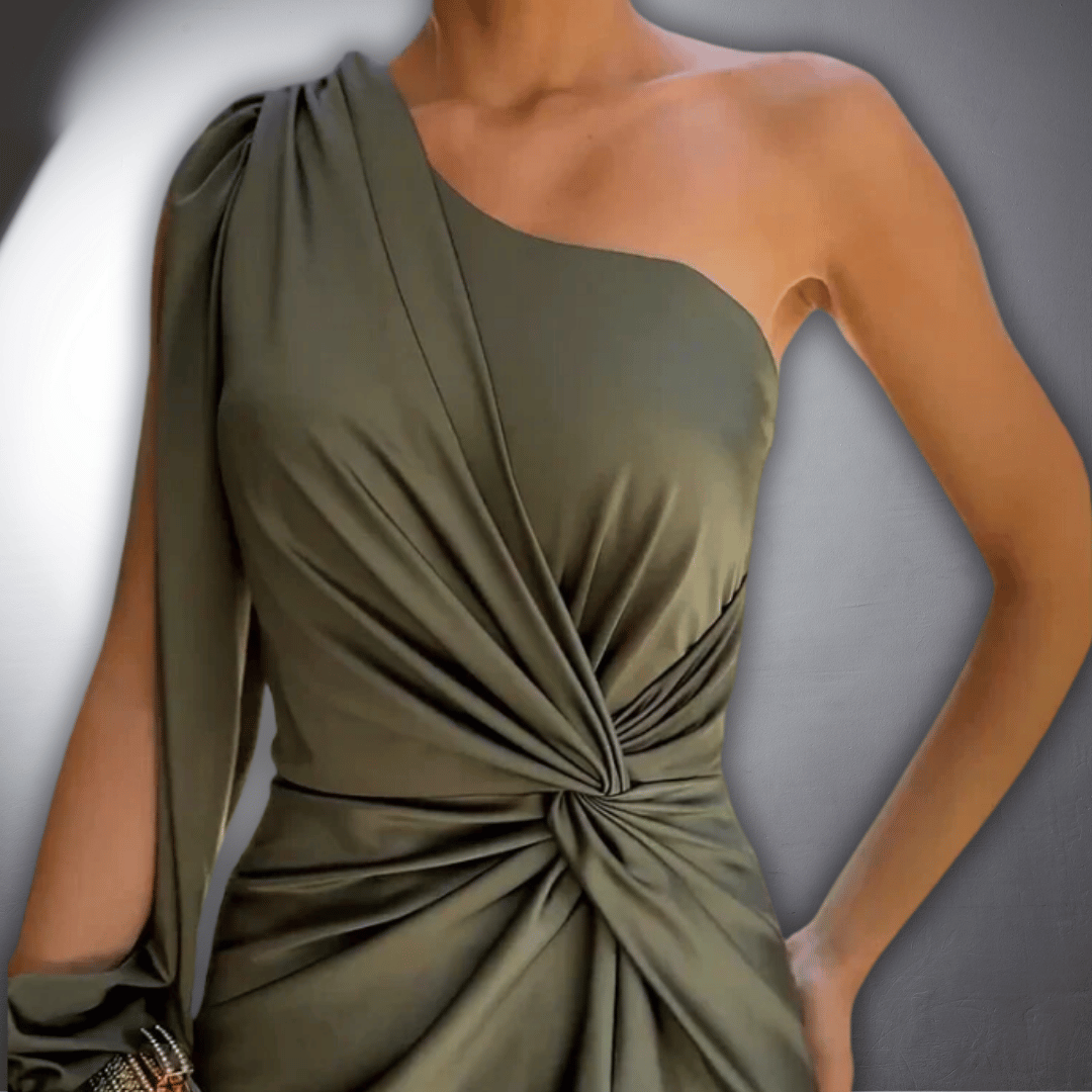 Abito elegante asimmetrico premium