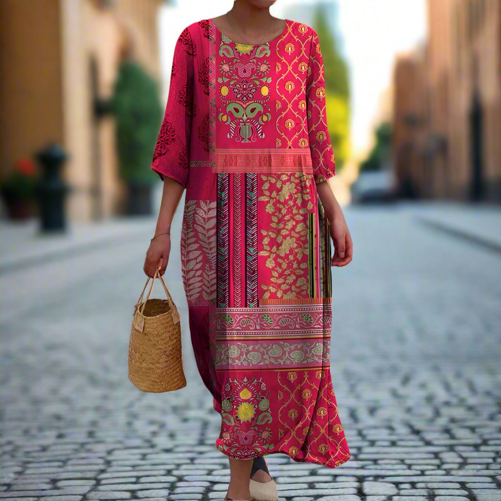 Sofia | Abito Boheme Maxi