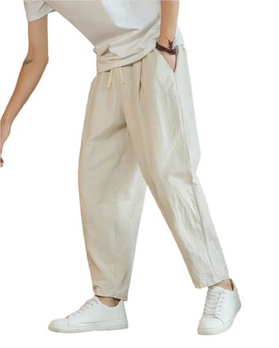 Roma | Pantaloni di Cotone Eleganti