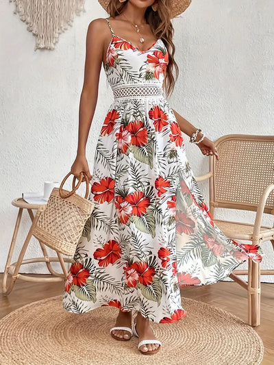 Ingrid | Vestito Elegante a Stampa Floreale