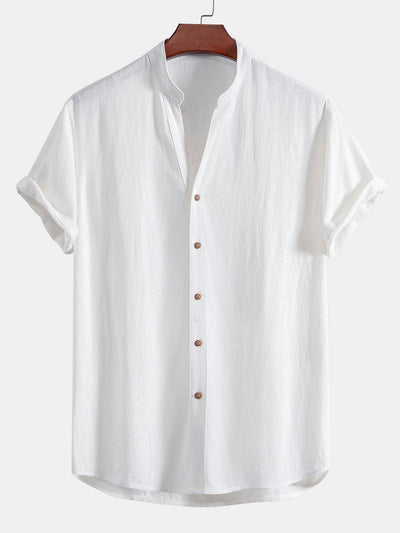 Luca | Camicia Lino V e Pantaloni Dritti