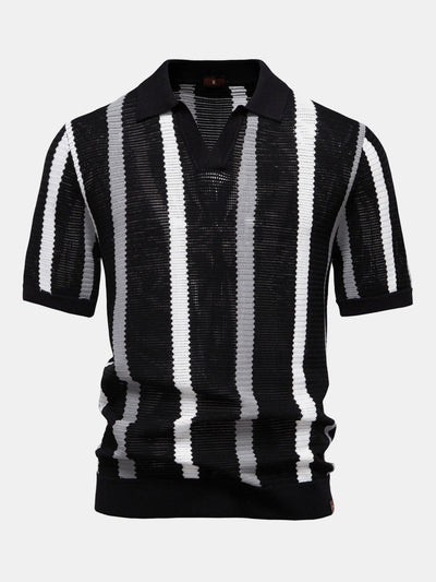 Marco | Maglietta Polo a V e Pantaloni Slim