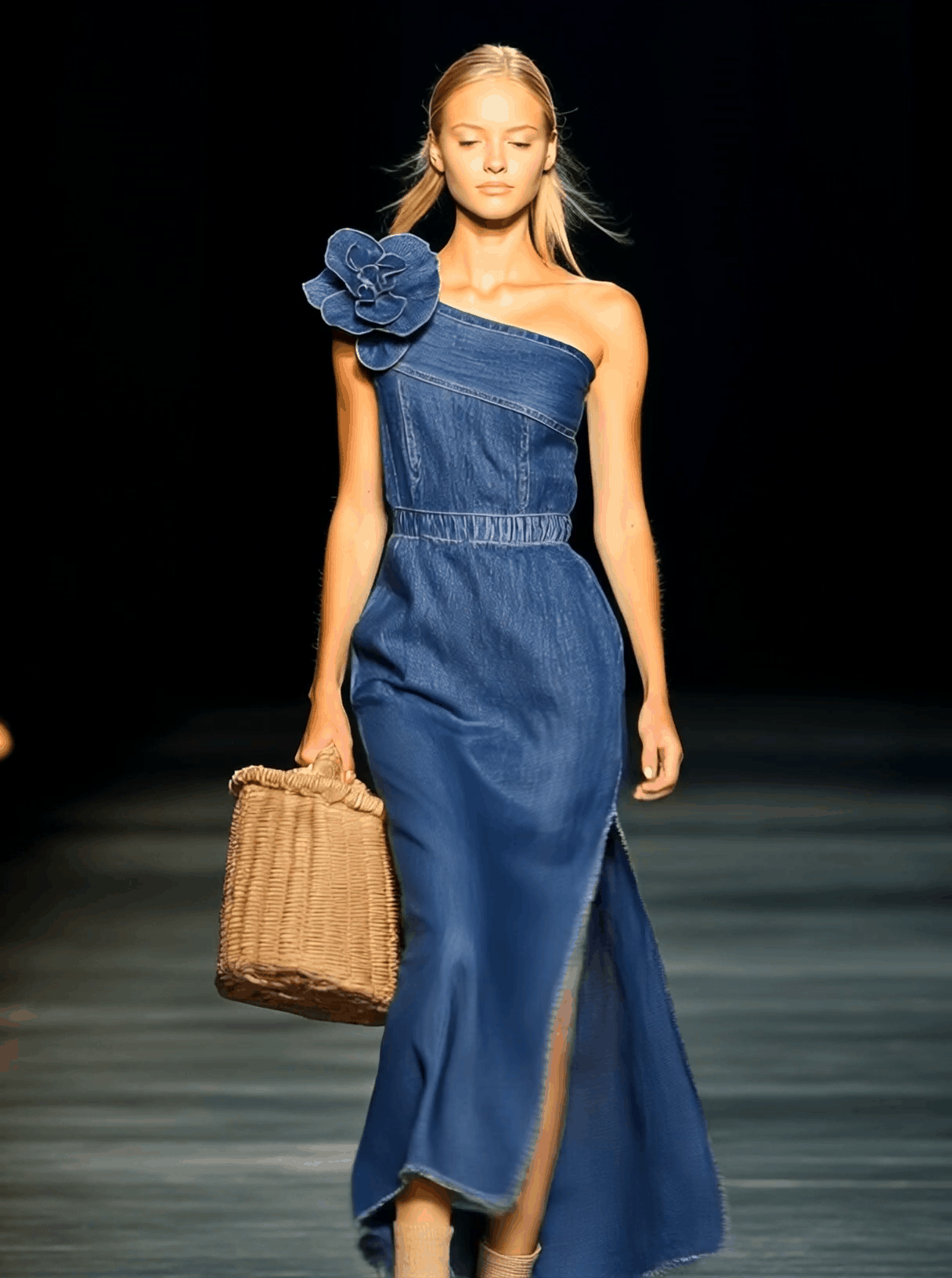 Fiona | Abito Elegante Denim