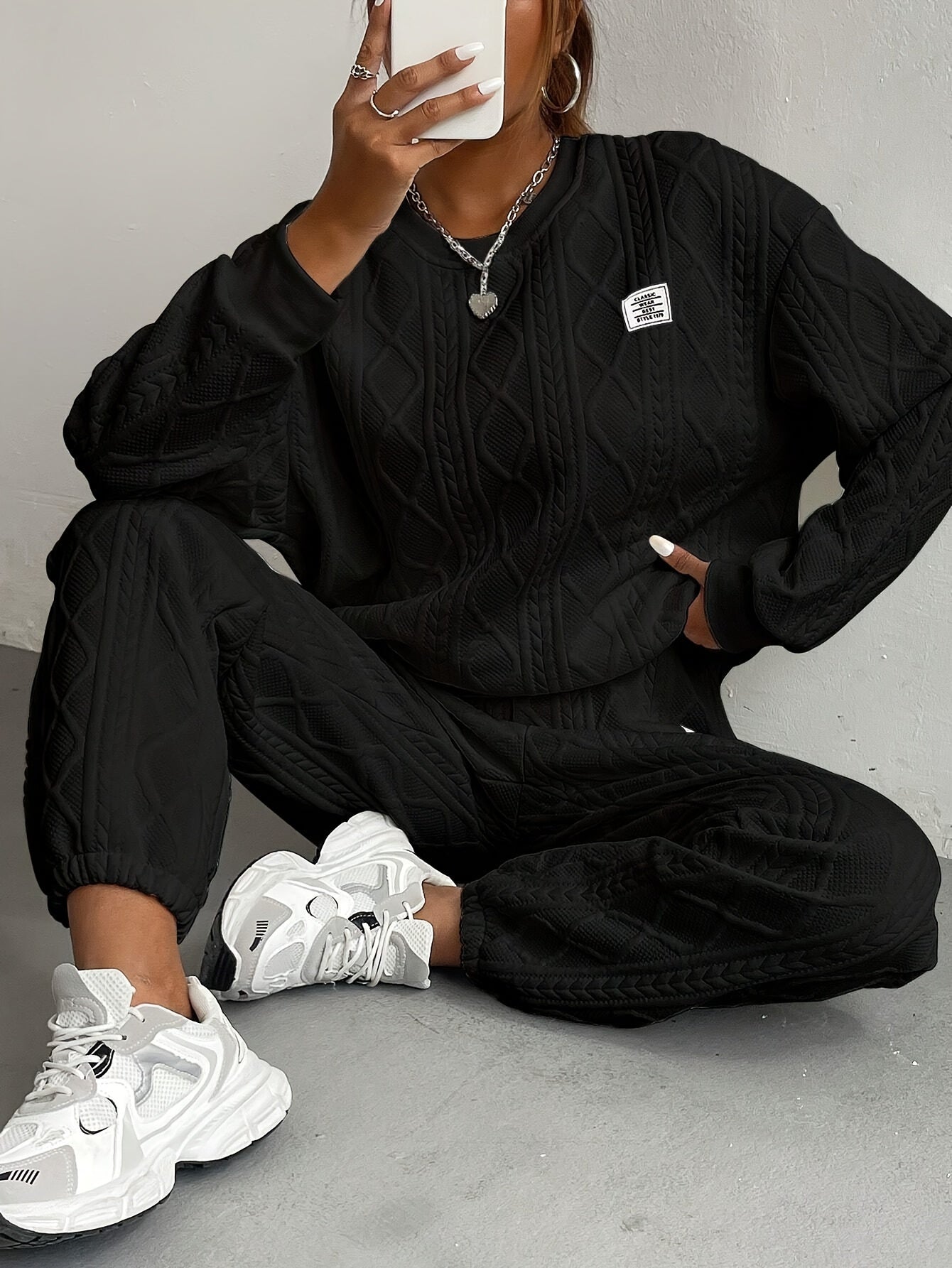 Completo da jogging casual