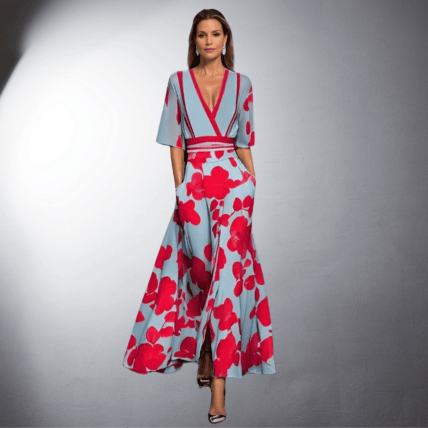 Laure™ | Elegante abito floreale