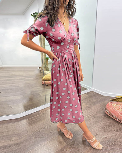 Monica | Abito Elegante a Pois