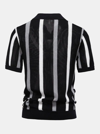 Marco | Maglietta Polo a V e Pantaloni Slim