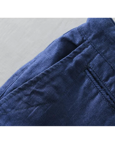 Lisbo | Pantaloni Corti in Lino