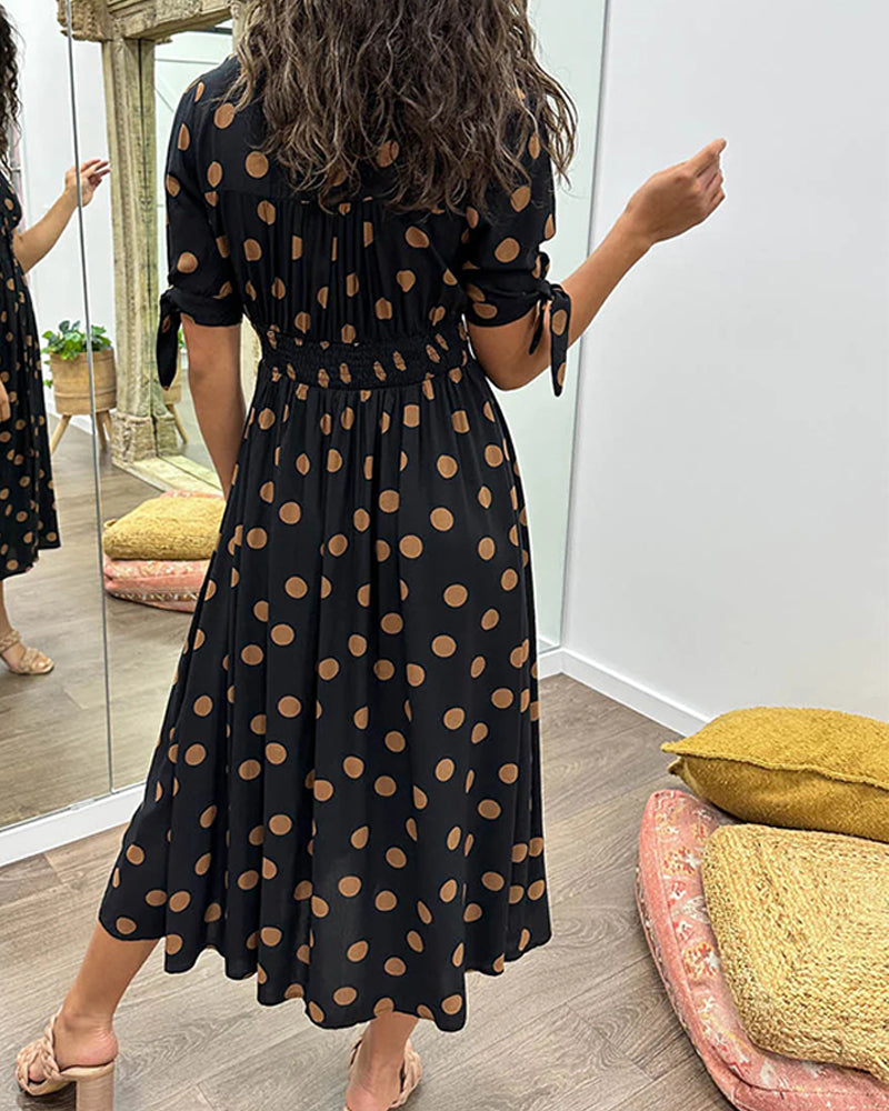 Monica | Abito Elegante a Pois