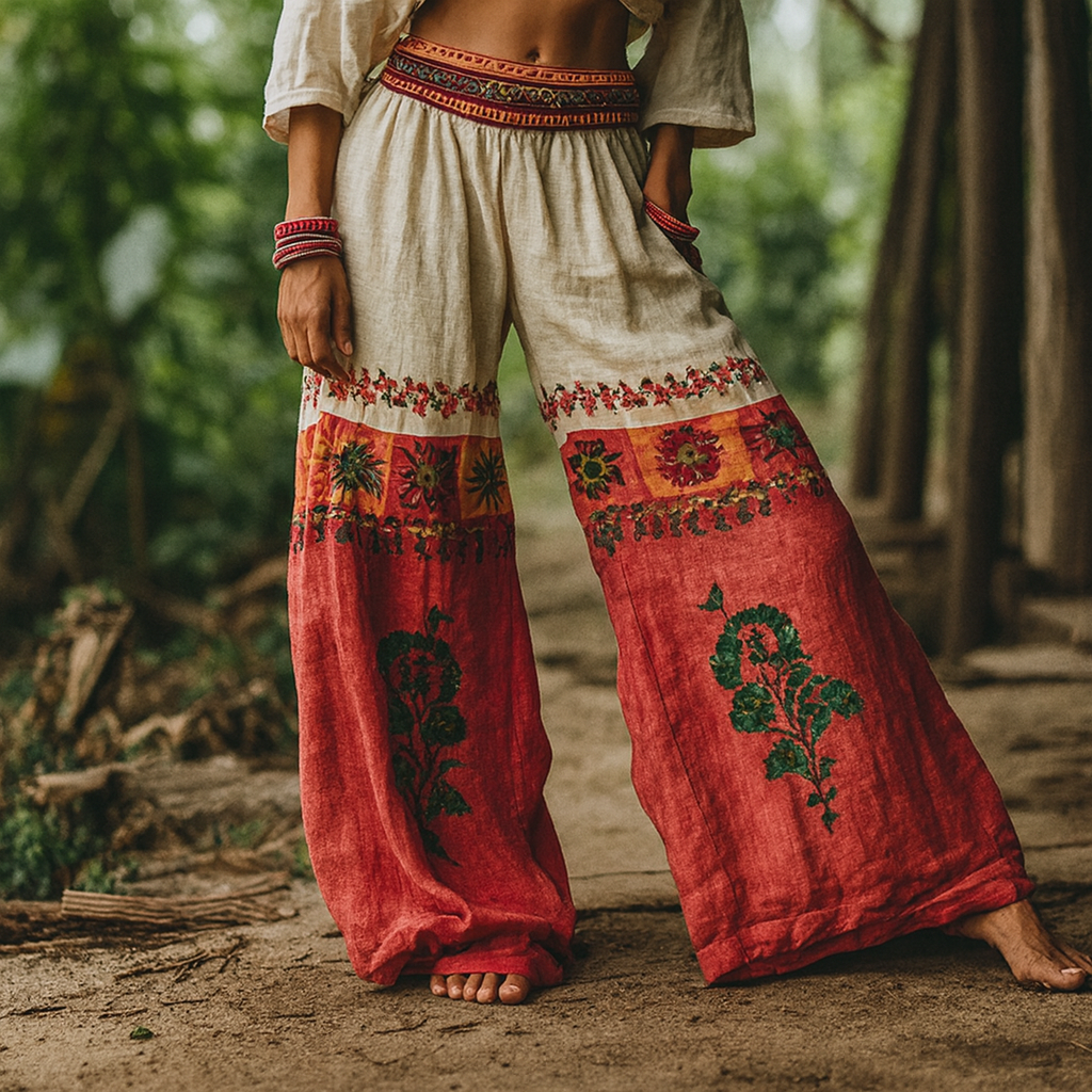 Lotte - Pantaloni Yoga Bohemien