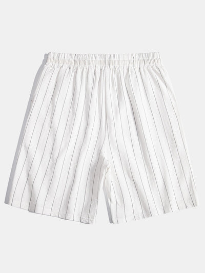 Marco | Camicia a righe con pantaloni corti