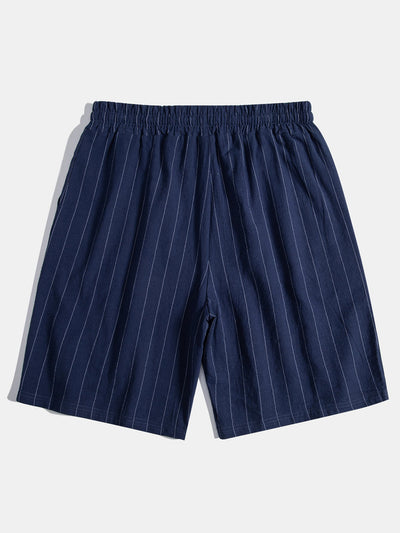 Marco | Camicia a righe con pantaloni corti