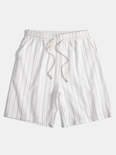 Marco | Camicia a righe con pantaloni corti