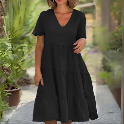 Luce | Abito Elegante con Scollo a V