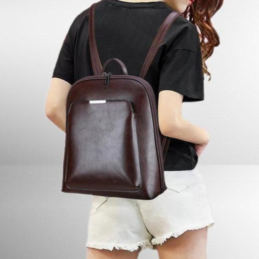 Naomi | Zaino Doppia Zip Senza Tempo con Elegante Semplicità