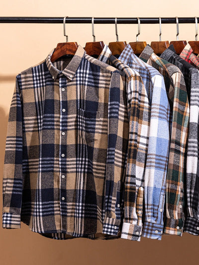 Givalli | Camicia a Quadri Elegante in Cotone