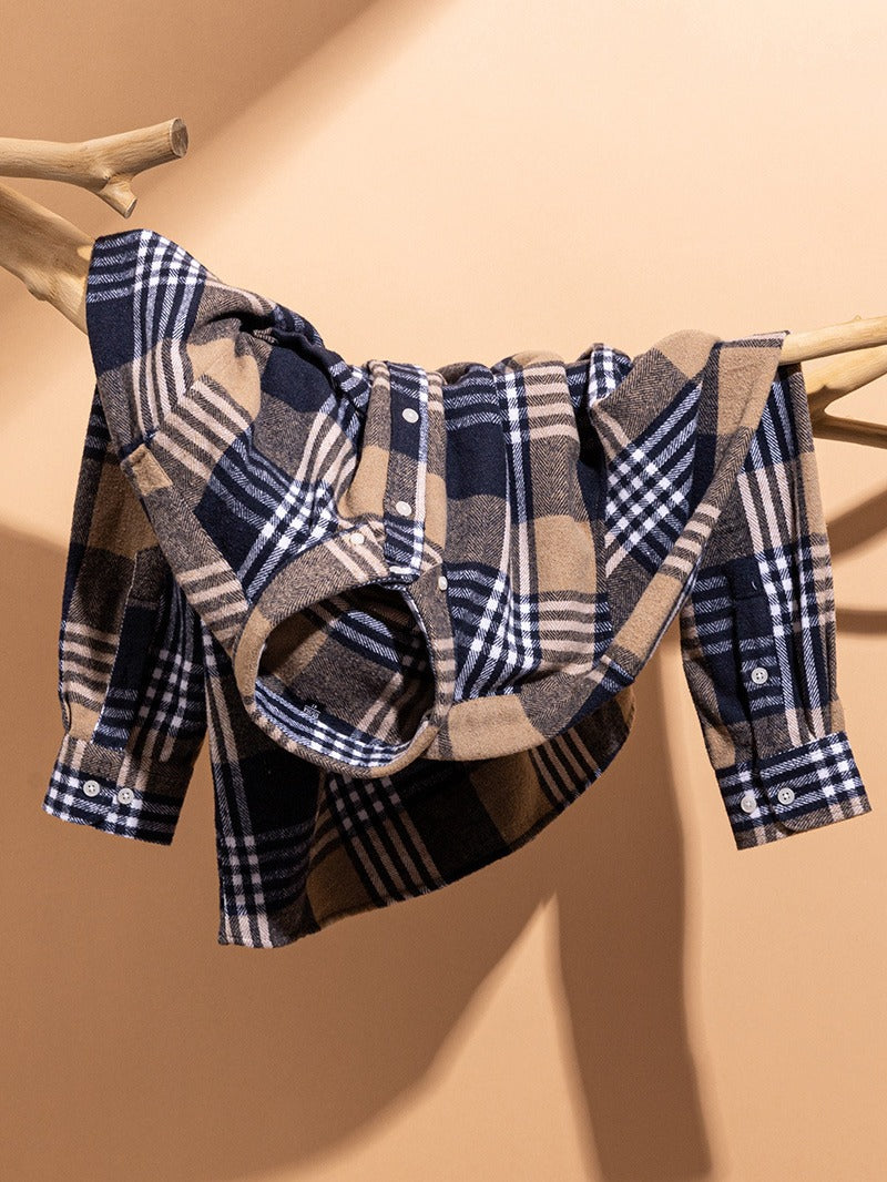 Givalli | Camicia a Quadri Elegante in Cotone
