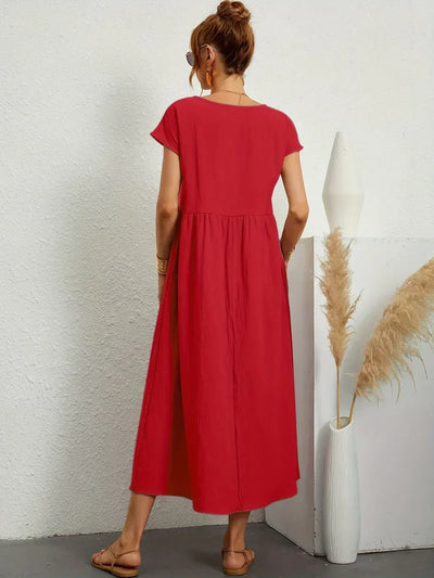 Lurienne™ | Abito leggero in morbido cotone con tasche